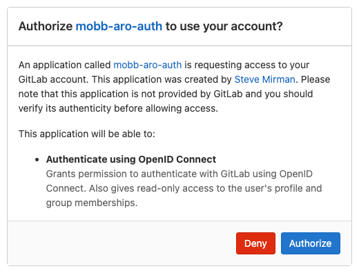 GitLab Authorize